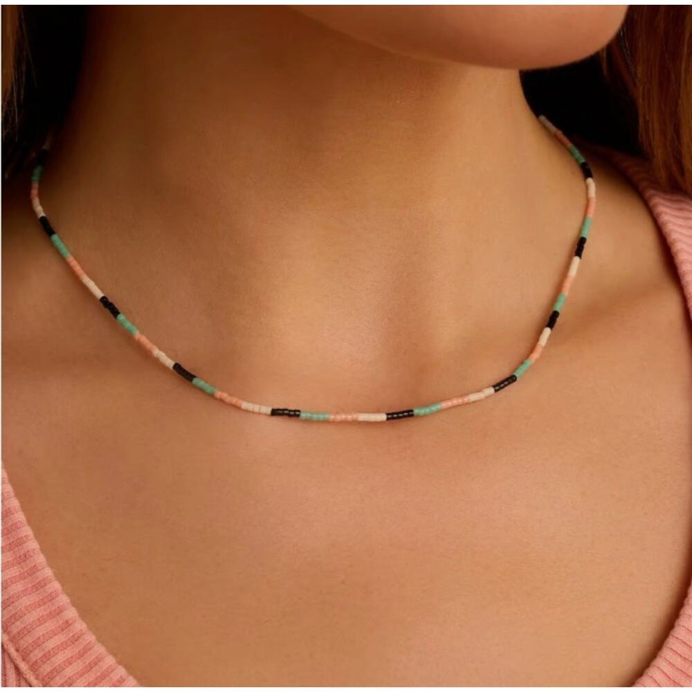 NWT Gorjana Gigi Stripe Necklace Palm Desert